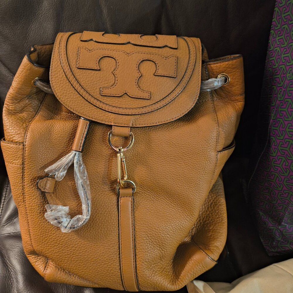 Tori Burch Leather Back Pack - image 1